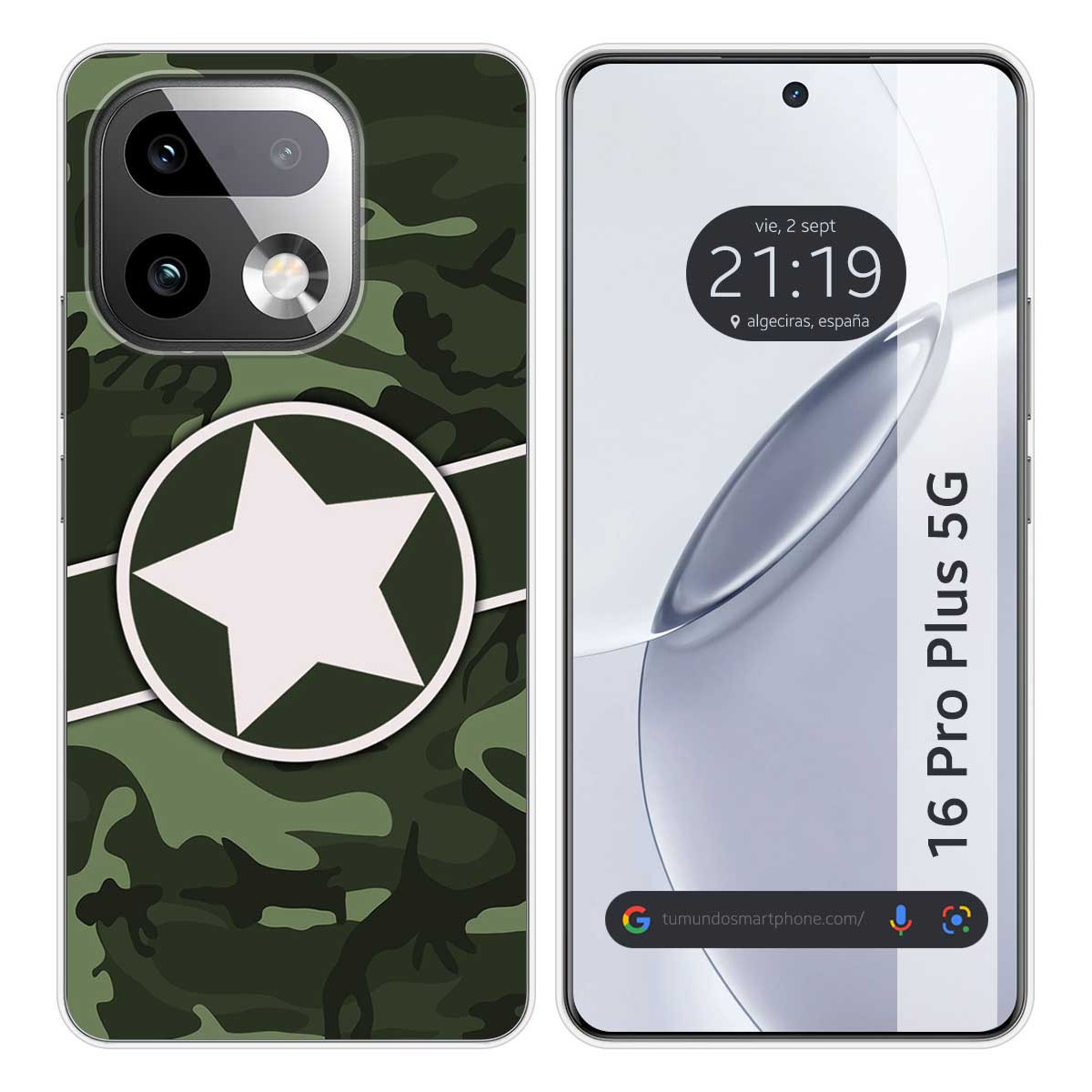 Funda Silicona para Realme 16 Pro+ Plus 5G diseño Camuflaje 01 Dibujos