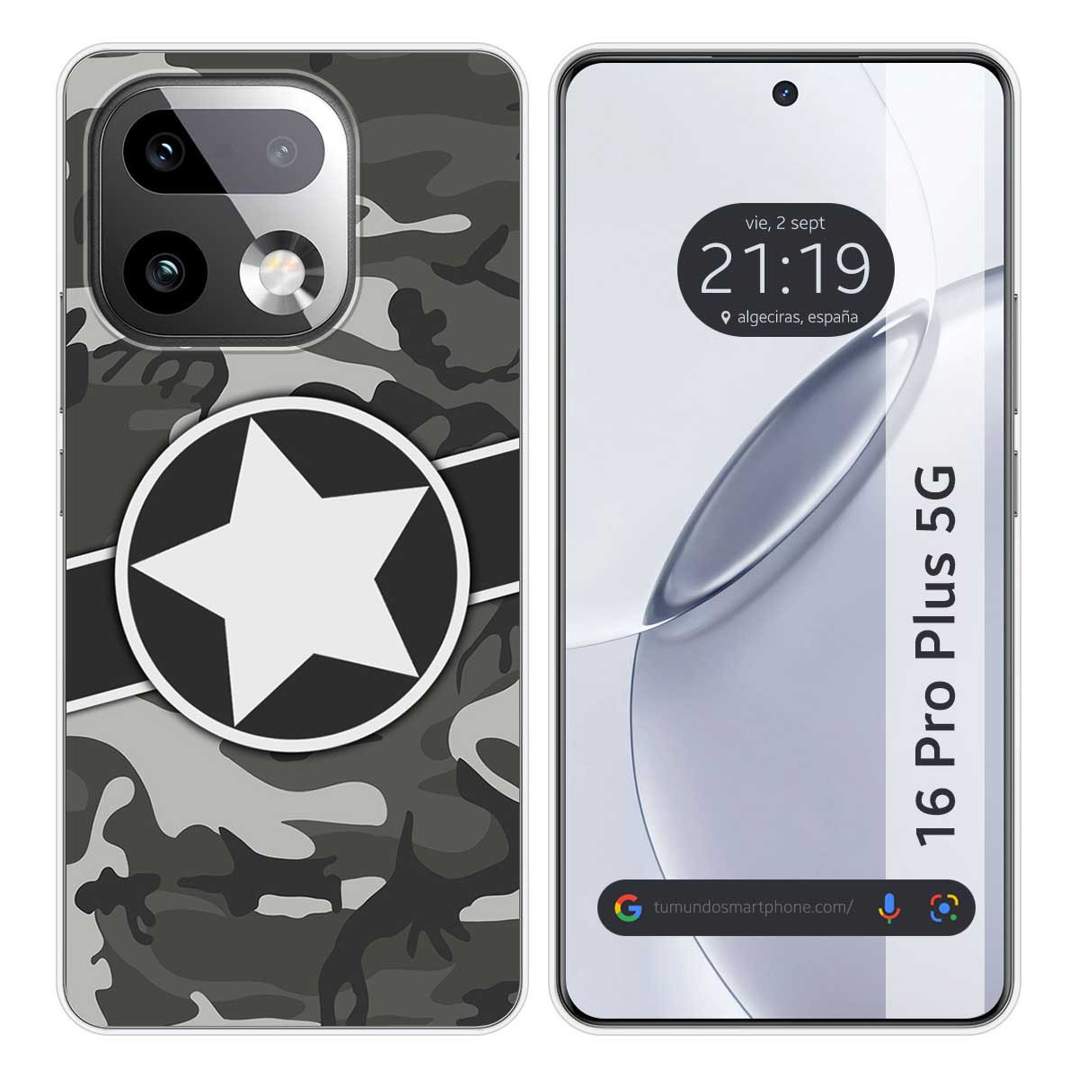 Funda Silicona para Realme 16 Pro+ Plus 5G diseño Camuflaje 02 Dibujos