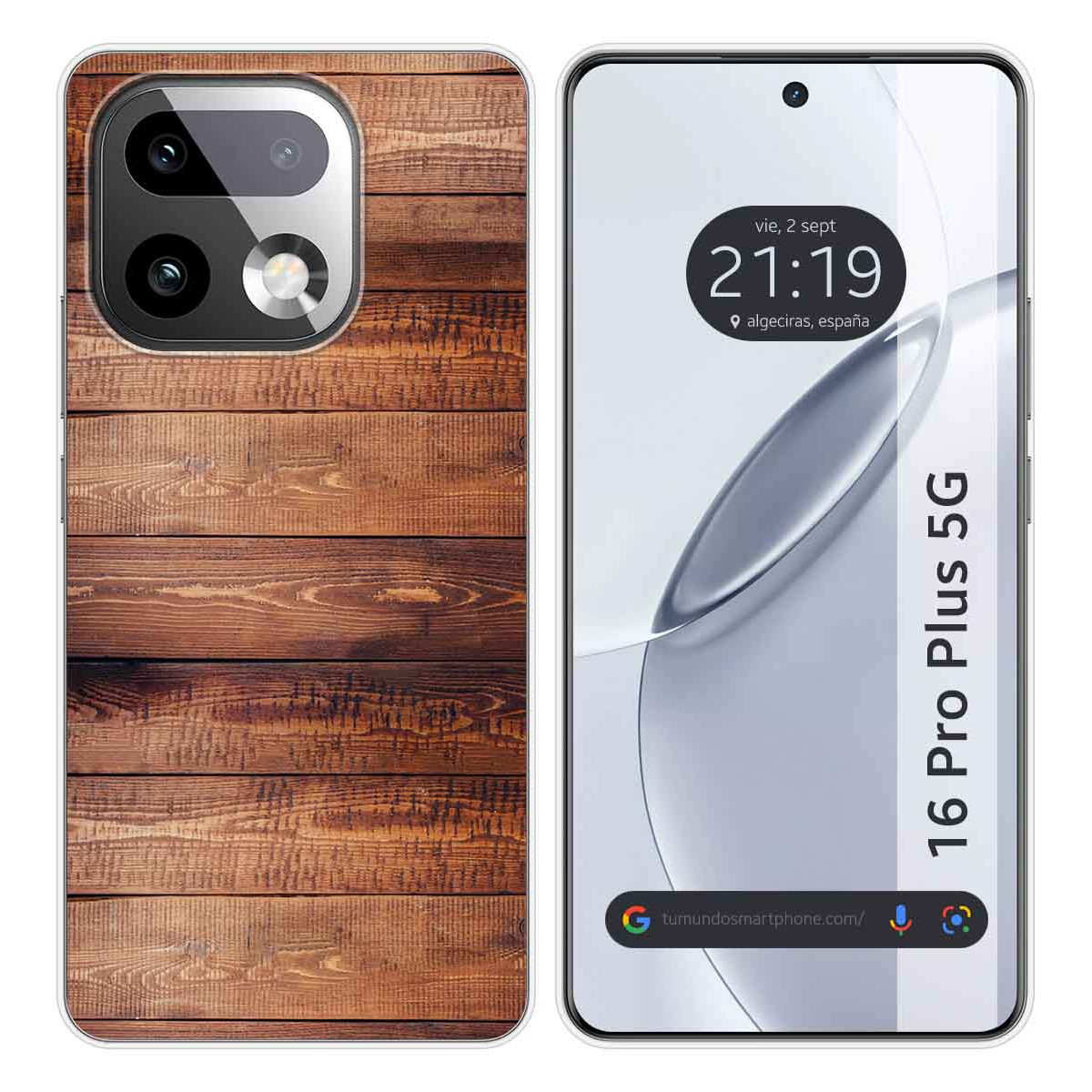 Funda Silicona para Realme 16 Pro+ Plus 5G diseño Madera 02 Dibujos