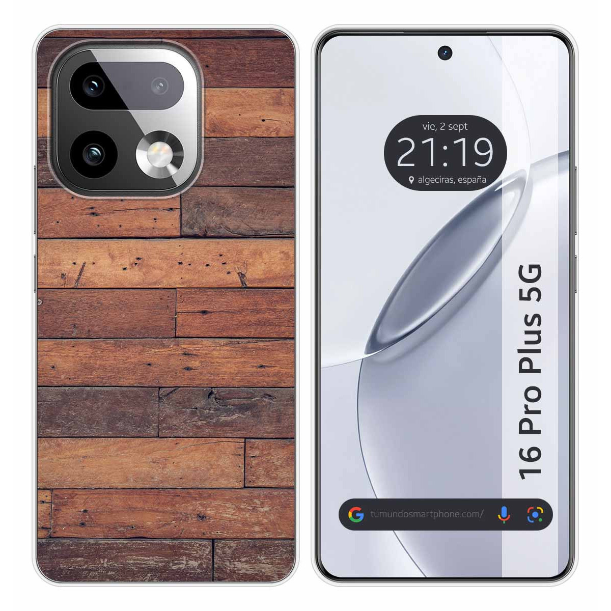Funda Silicona para Realme 16 Pro+ Plus 5G diseño Madera 03 Dibujos