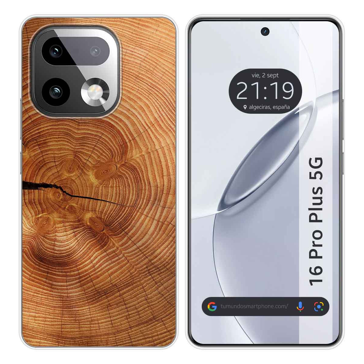 Funda Silicona para Realme 16 Pro+ Plus 5G diseño Madera 04 Dibujos
