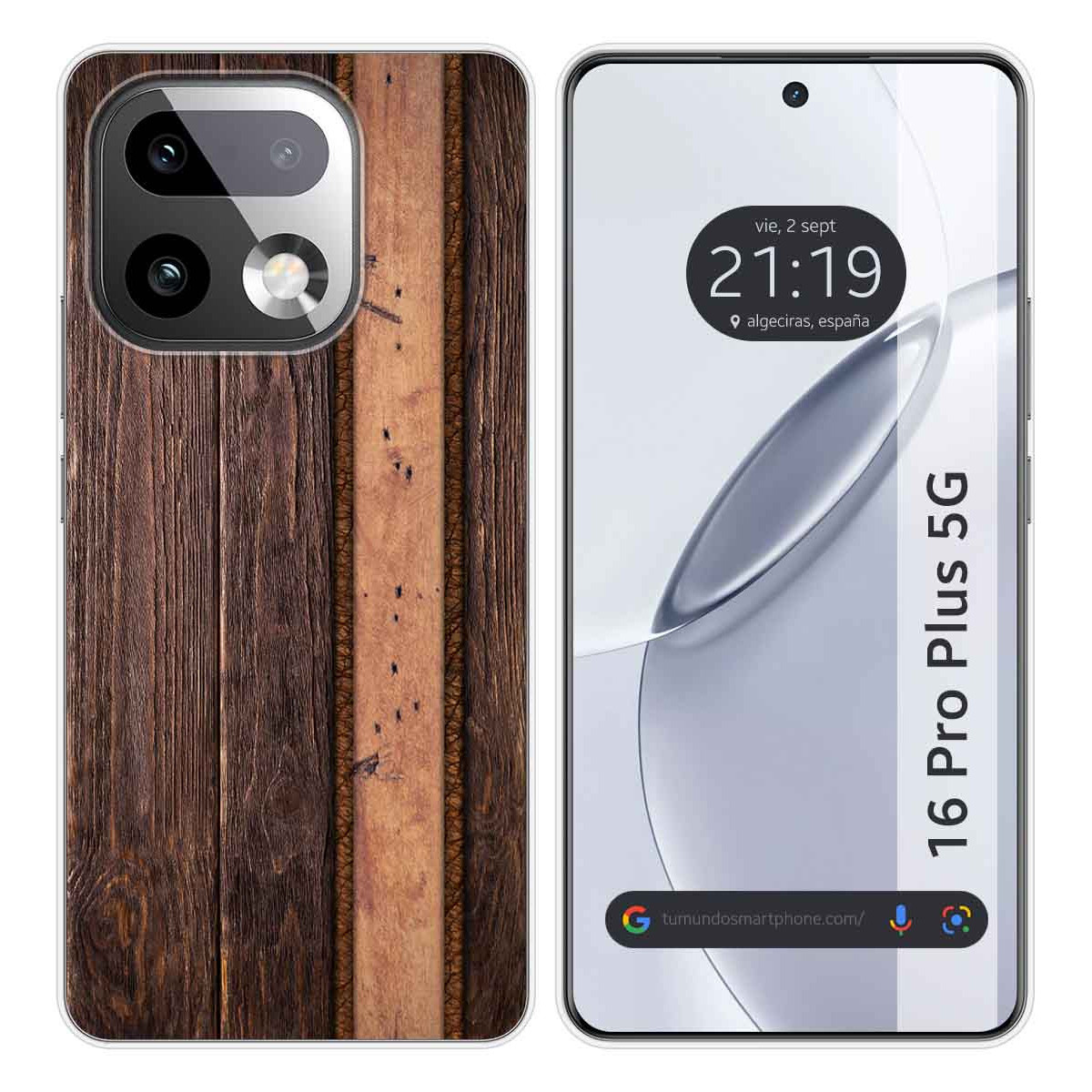 Funda Silicona para Realme 16 Pro+ Plus 5G diseño Madera 05 Dibujos