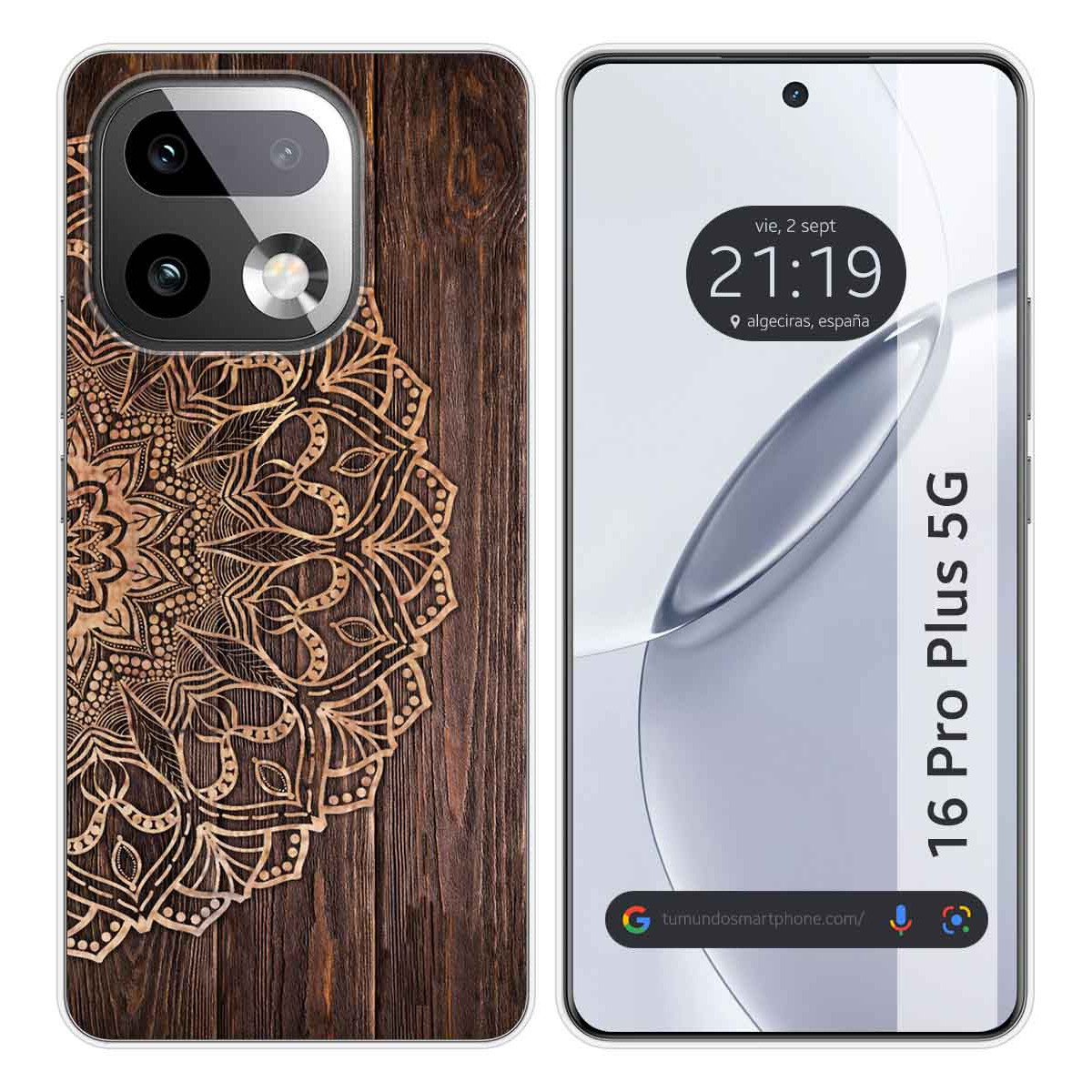Funda Silicona para Realme 16 Pro+ Plus 5G diseño Madera 06 Dibujos
