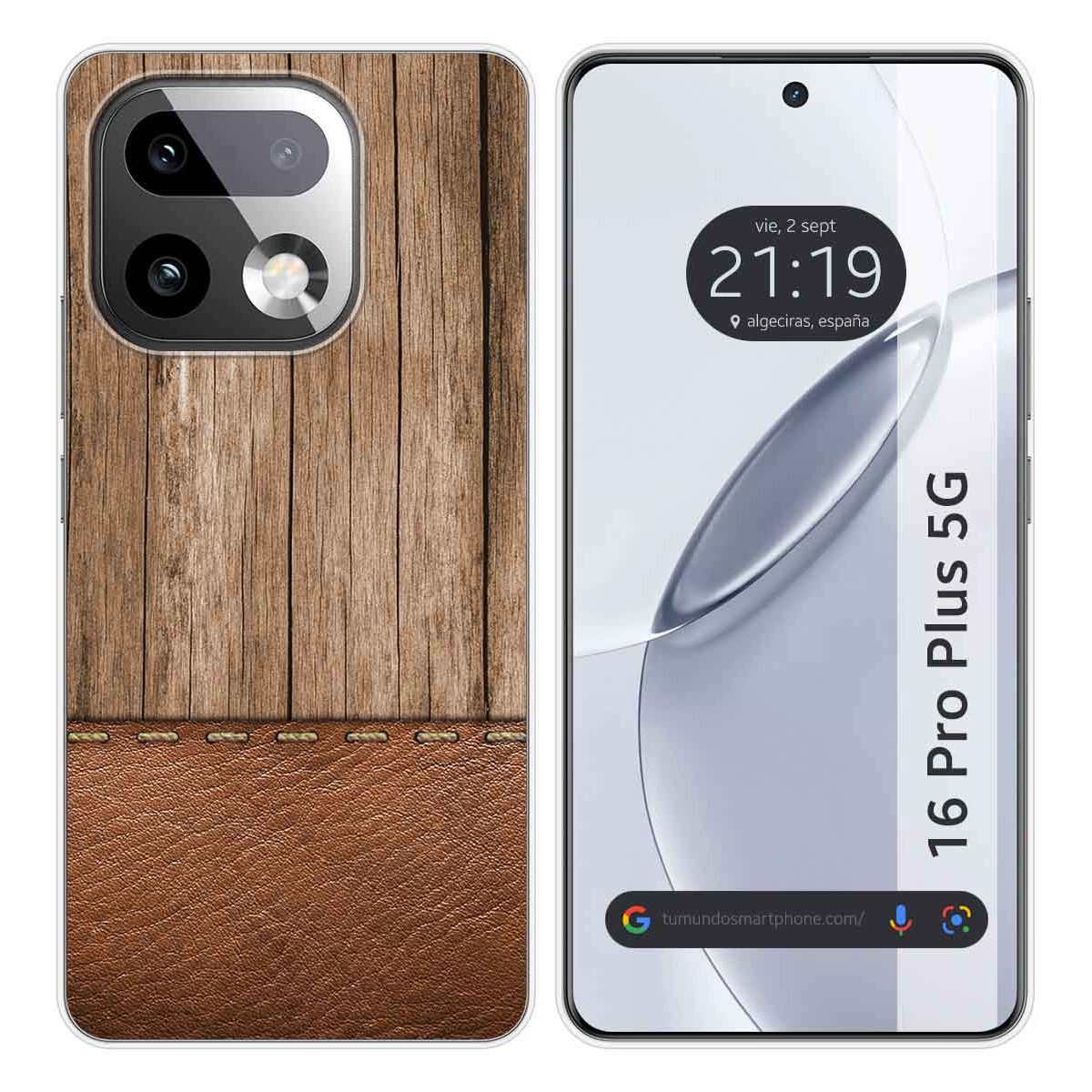 Funda Silicona para Realme 16 Pro+ Plus 5G diseño Madera 09 Dibujos