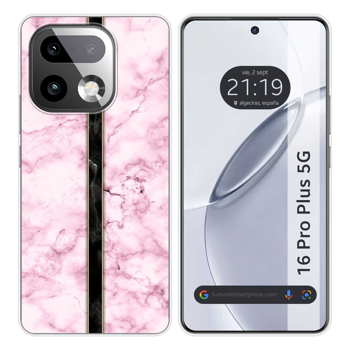 Funda Silicona para Realme 16 Pro+ Plus 5G diseño Mármol 04 Dibujos