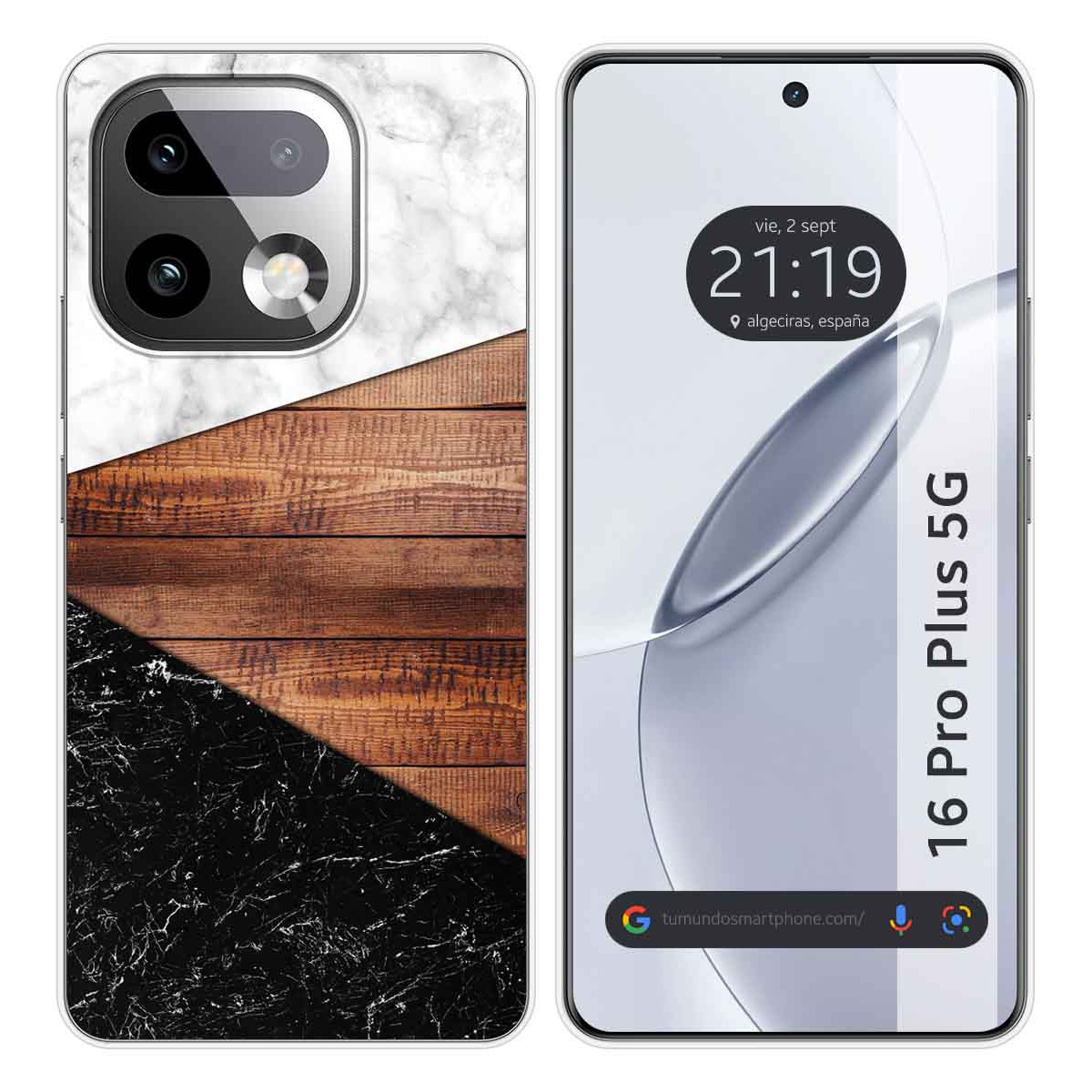 Funda Silicona para Realme 16 Pro+ Plus 5G diseño Mármol 11 Dibujos