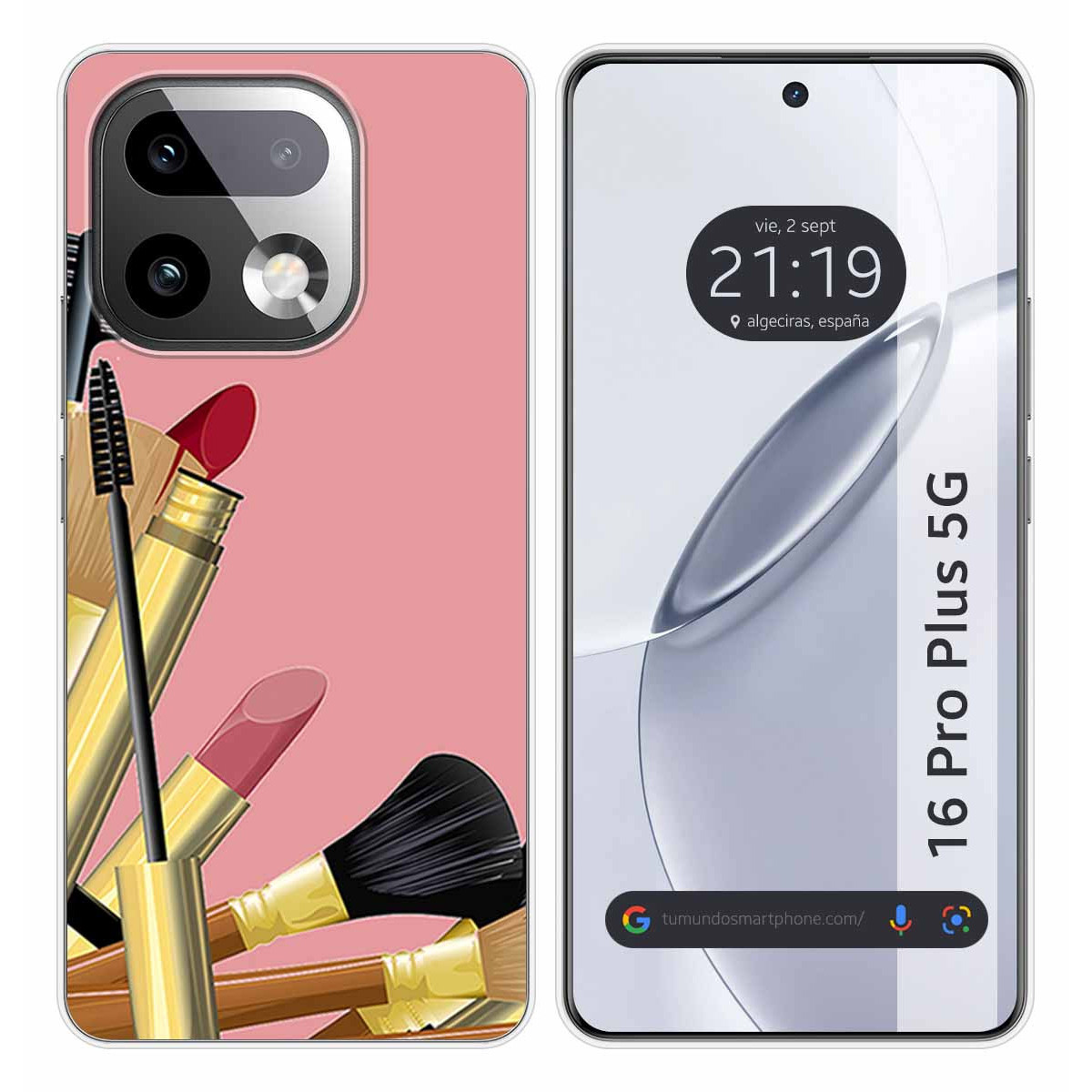Funda Silicona para Realme 16 Pro+ Plus 5G diseño Brochas Dibujos