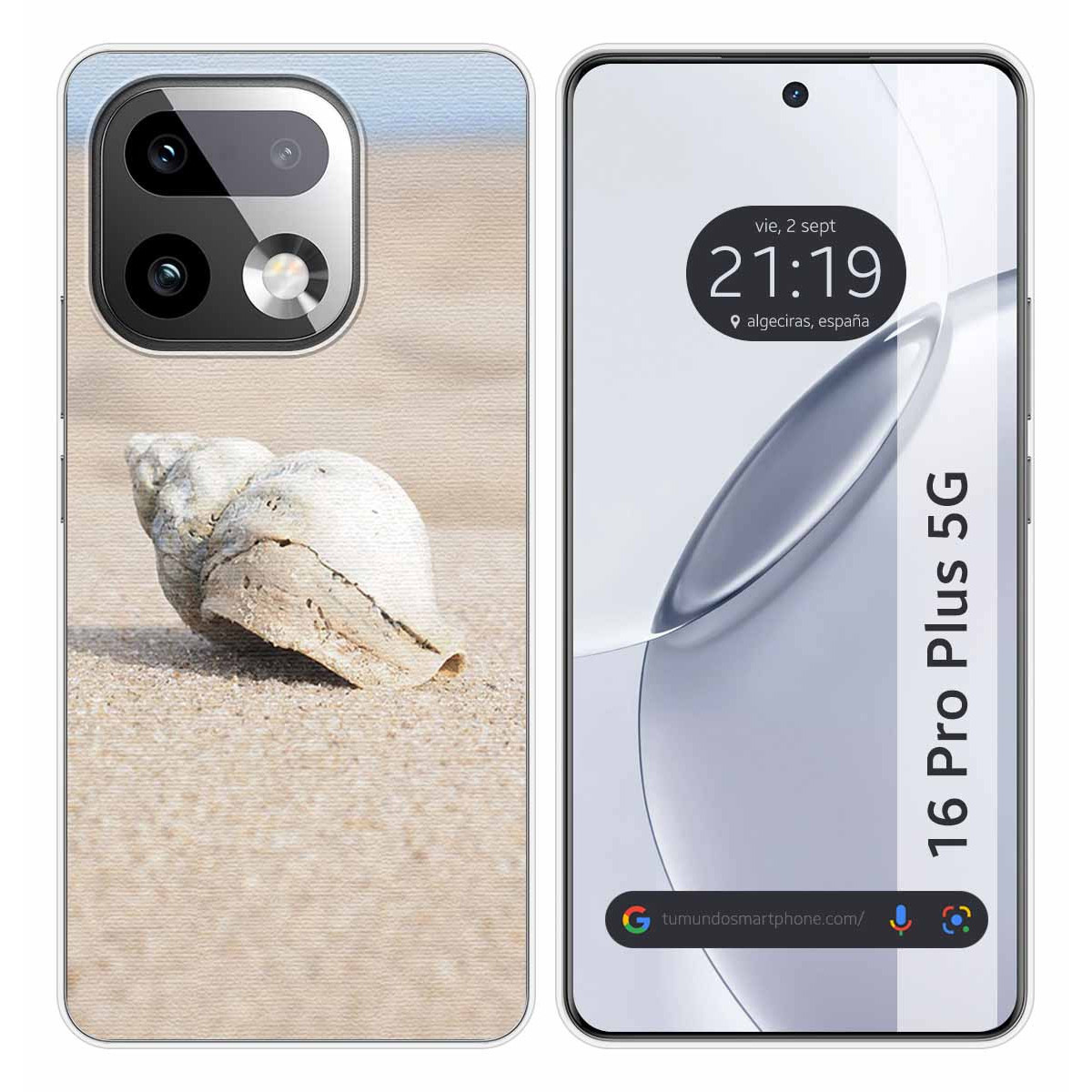 Funda Silicona para Realme 16 Pro+ Plus 5G diseño Concha Dibujos