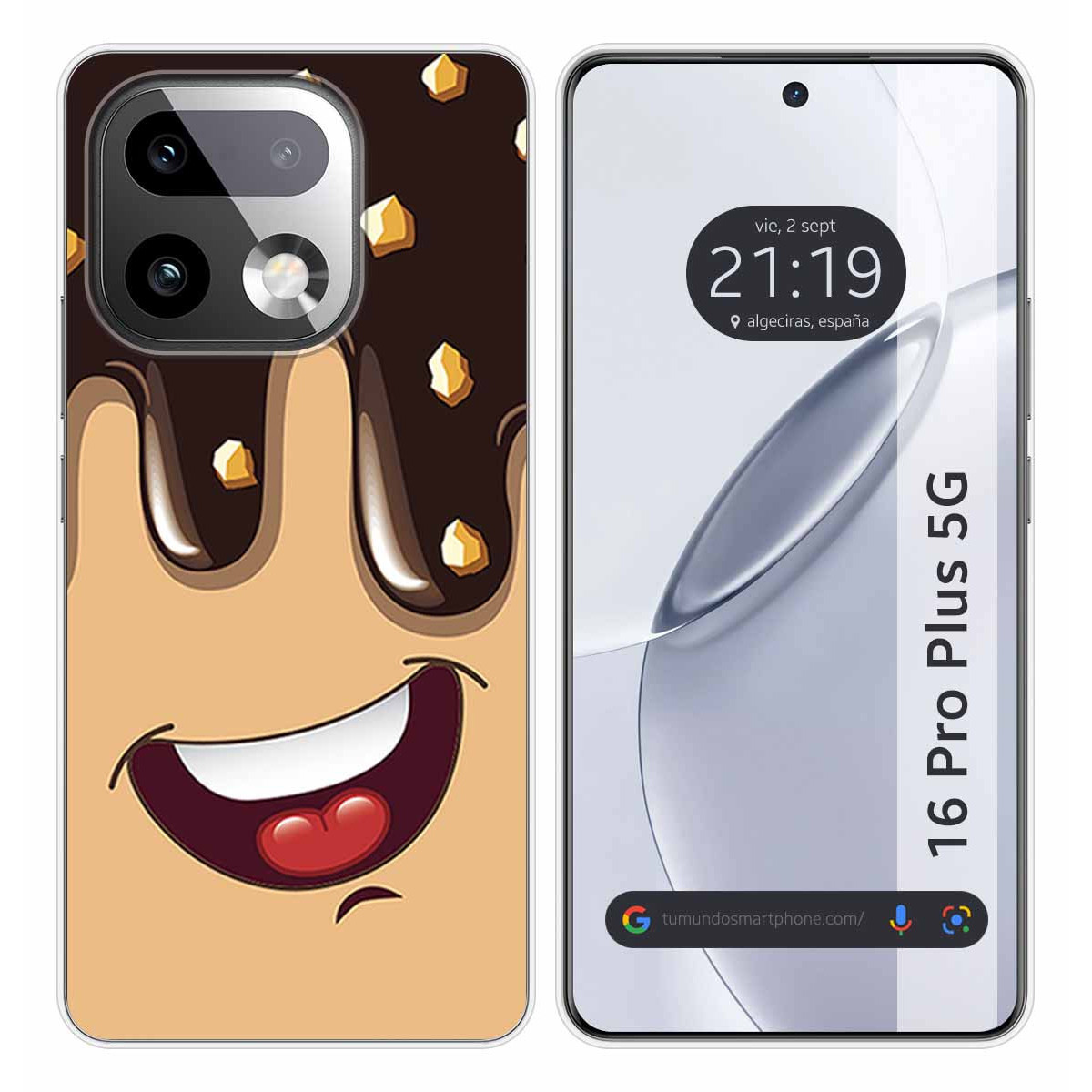 Funda Silicona para Realme 16 Pro+ Plus 5G diseño Helado Chocolate Dibujos
