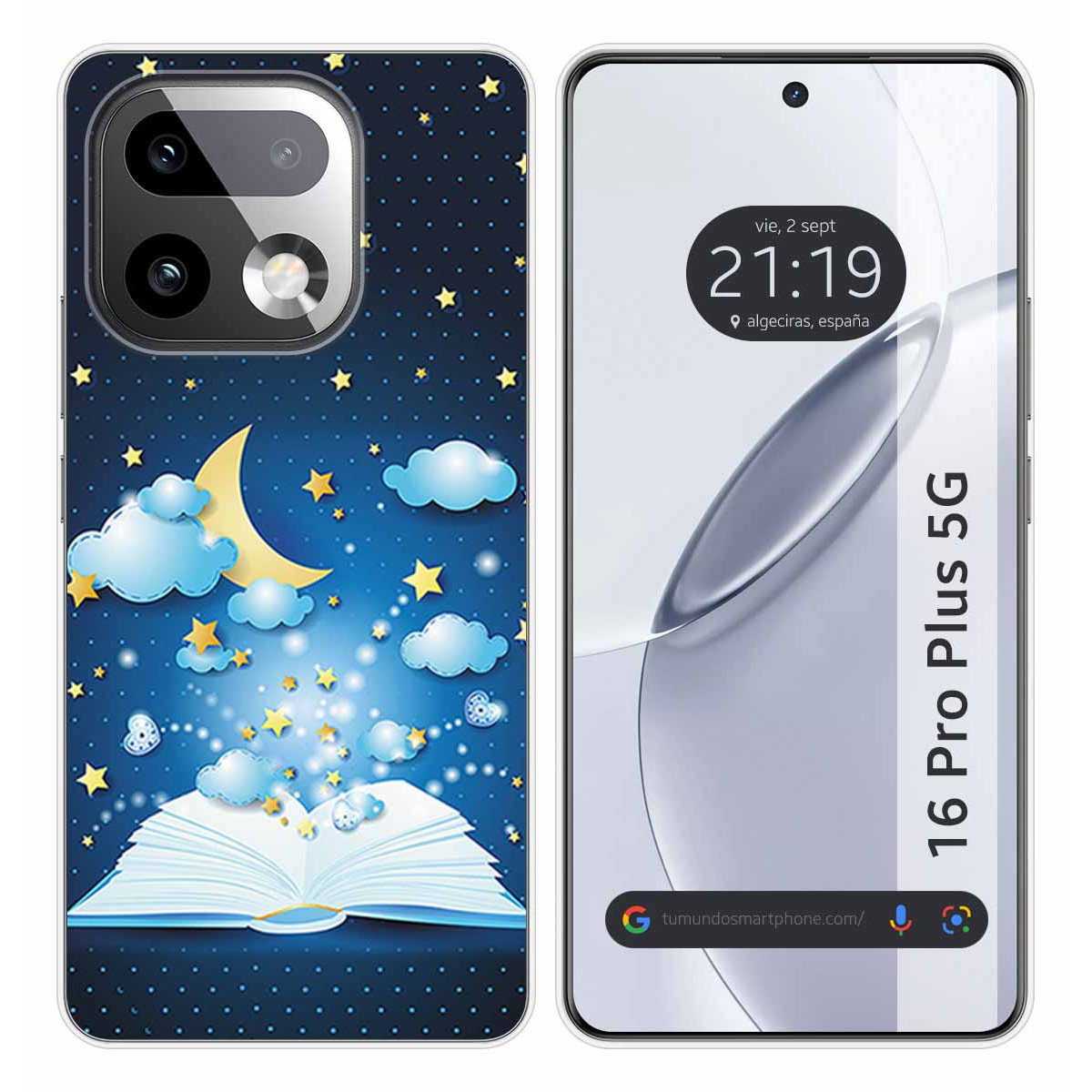 Funda Silicona para Realme 16 Pro+ Plus 5G diseño Libro Cuentos Dibujos