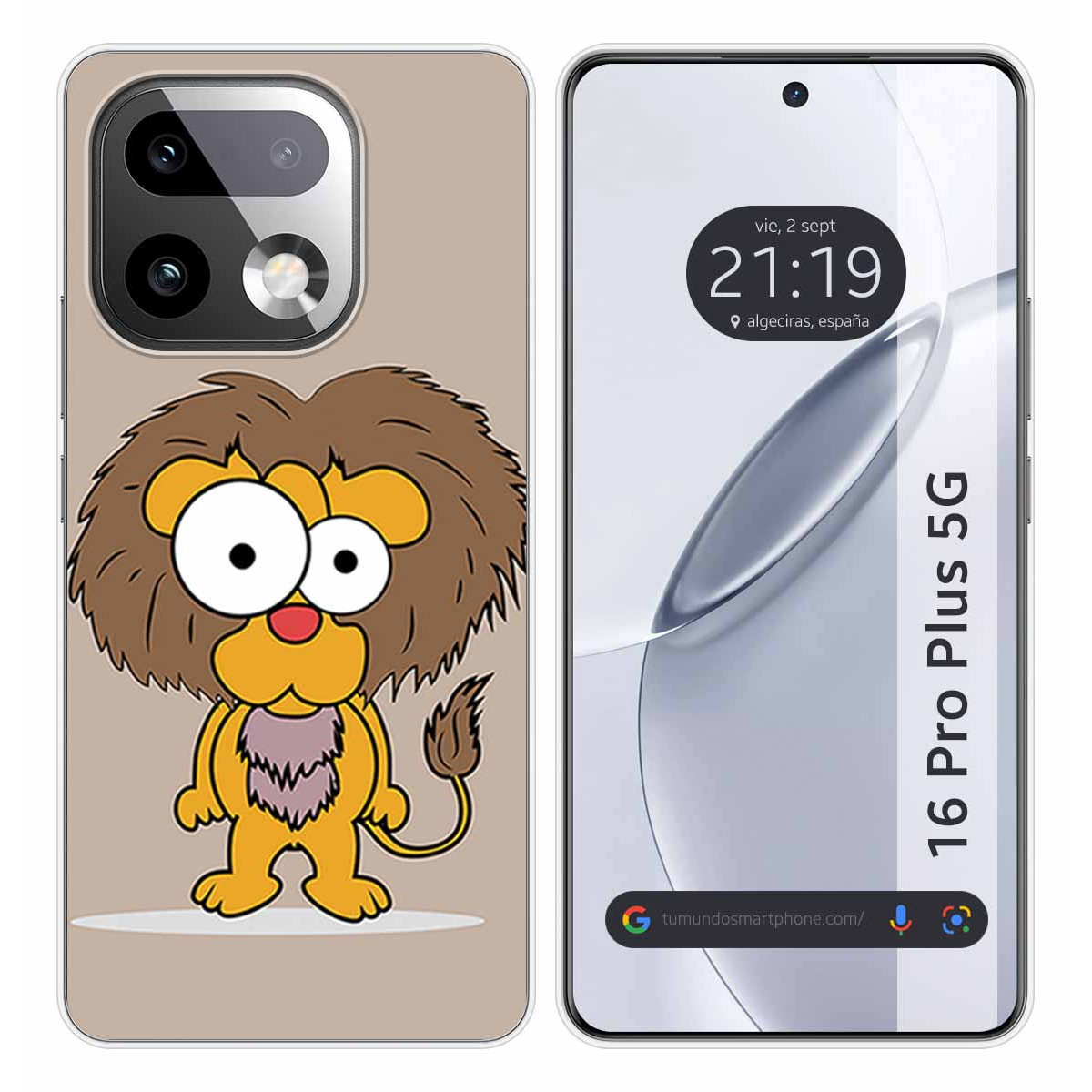 Funda Silicona para Realme 16 Pro+ Plus 5G diseño Leon Dibujos