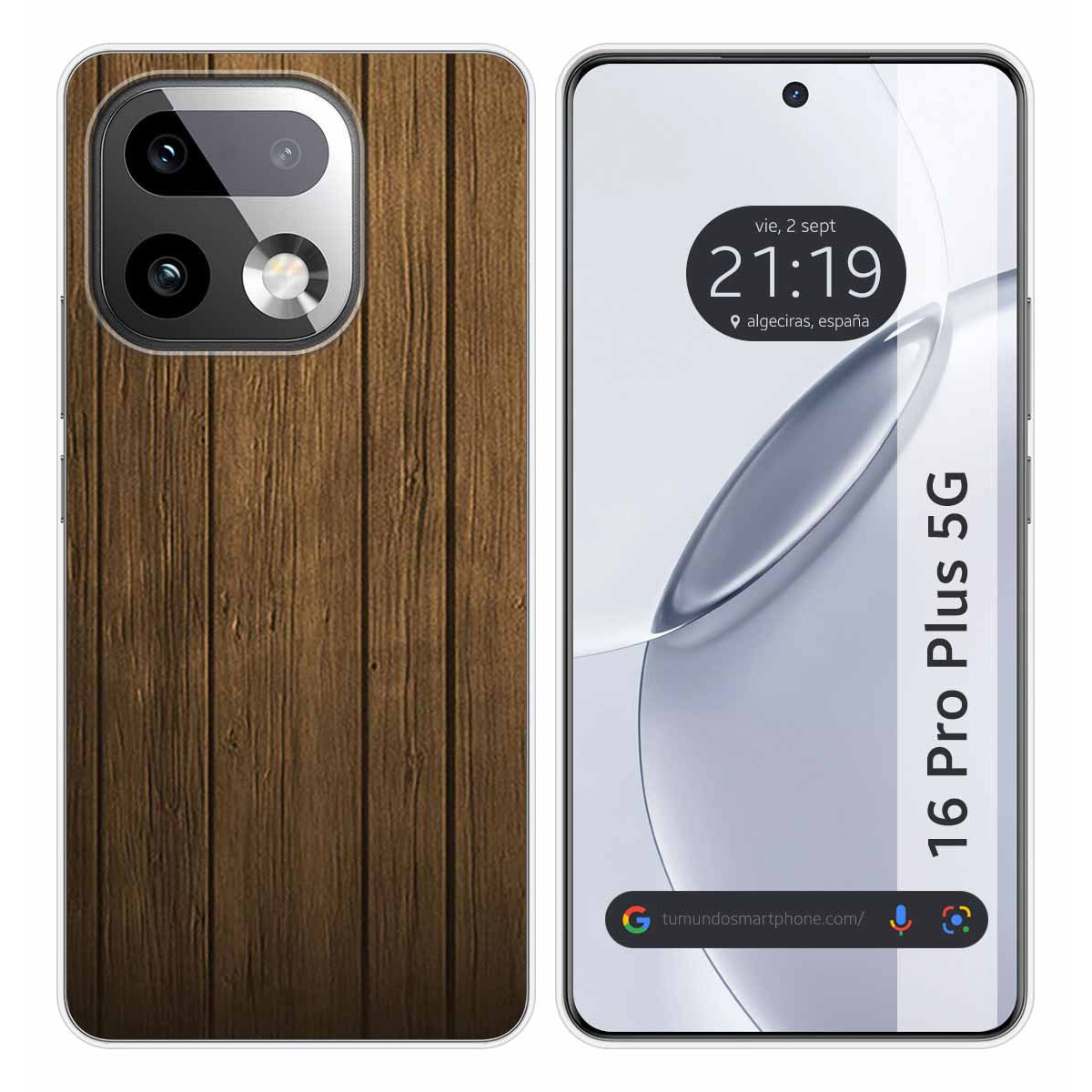 Funda Silicona para Realme 16 Pro+ Plus 5G diseño Madera Dibujos