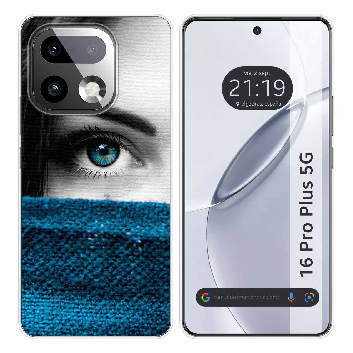Funda Silicona para Realme 16 Pro+ Plus 5G diseño Ojo Dibujos