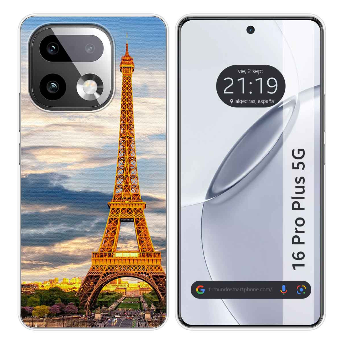 Funda Silicona para Realme 16 Pro+ Plus 5G diseño Paris Dibujos