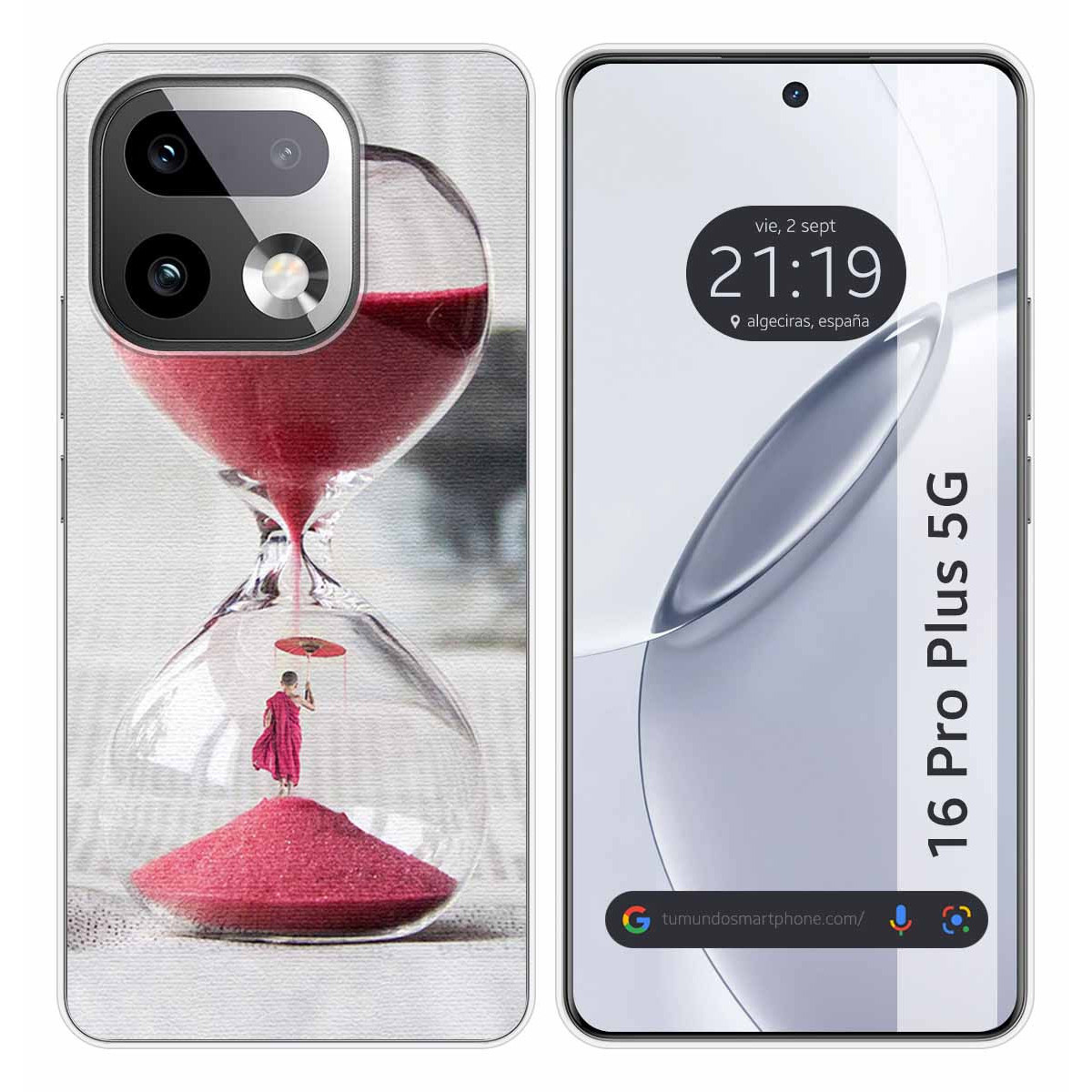 Funda Silicona para Realme 16 Pro+ Plus 5G diseño Reloj Dibujos