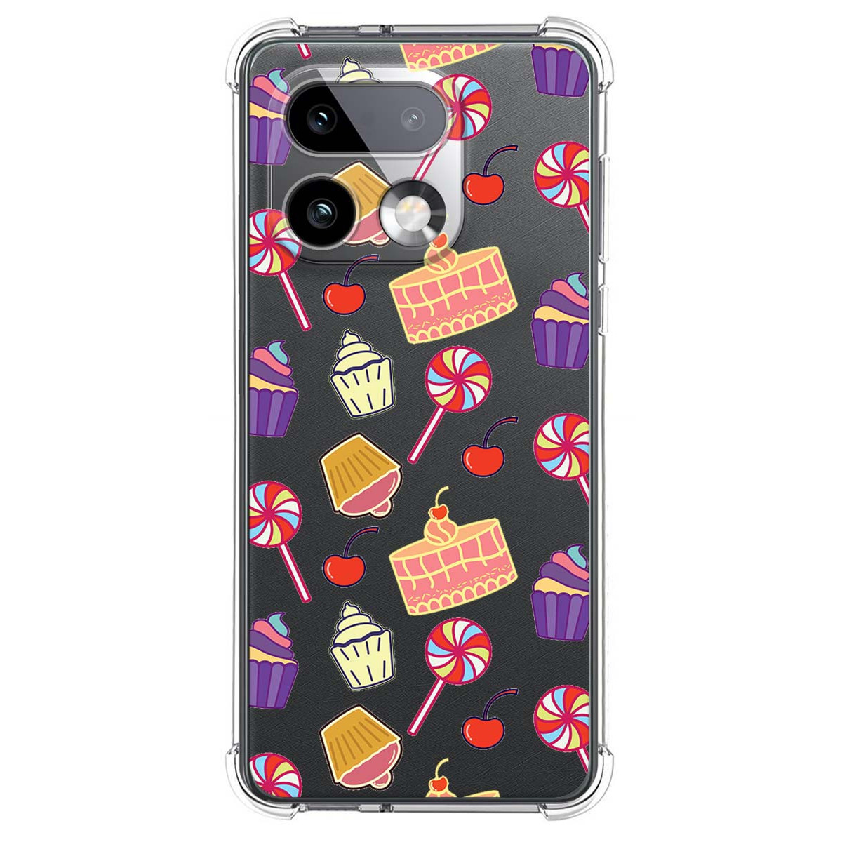 Funda Silicona Antigolpes para Realme 16 Pro+ Plus 5G diseño Dulces 01 Dibujos