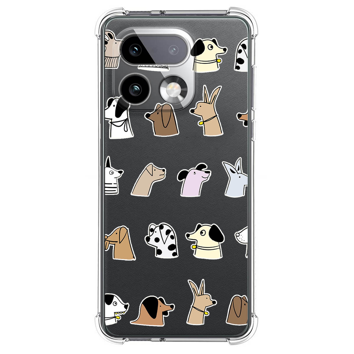 Funda Silicona Antigolpes para Realme 16 Pro+ Plus 5G diseño Perros Dibujos