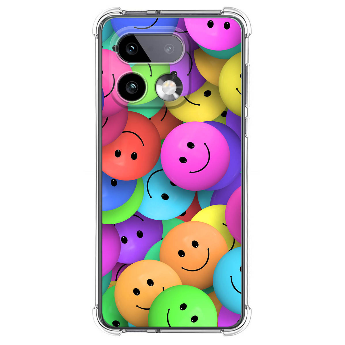 Funda Silicona Antigolpes para Realme 16 Pro+ Plus 5G diseño Smile Dibujos