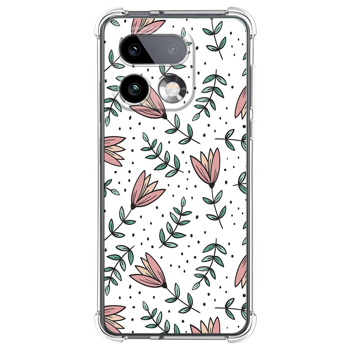 Funda Silicona Antigolpes para Realme 16 Pro+ Plus 5G diseño Flores 01 Dibujos