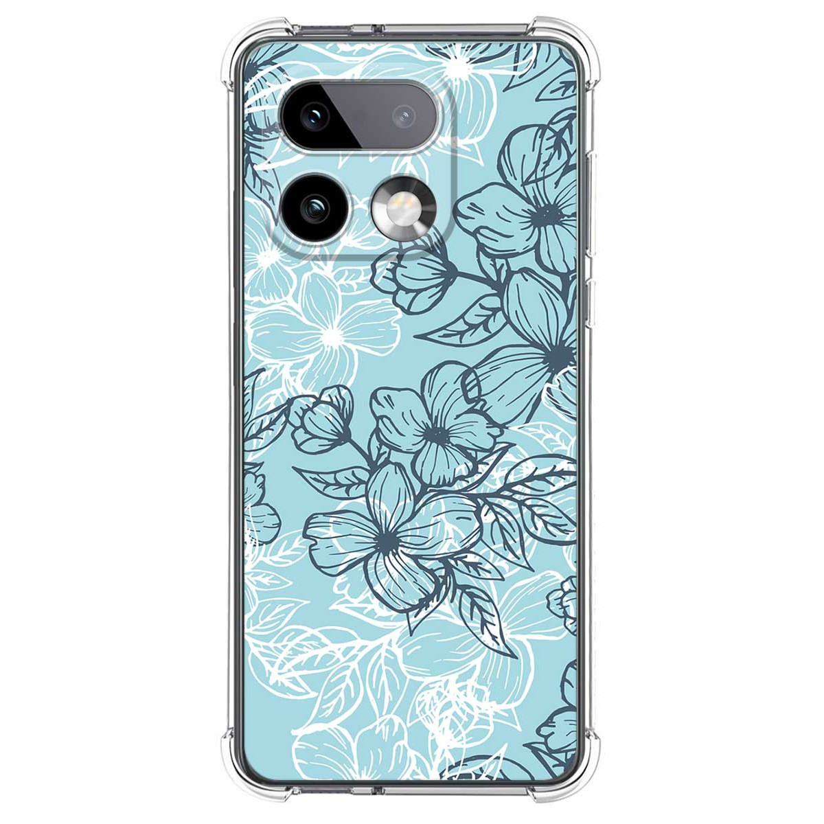 Funda Silicona Antigolpes para Realme 16 Pro+ Plus 5G diseño Flores 03 Dibujos