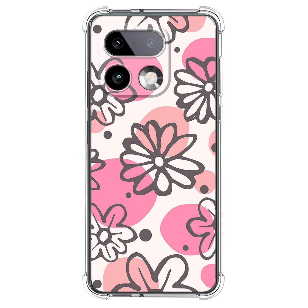 Funda Silicona Antigolpes para Realme 16 Pro+ Plus 5G diseño Flores 09 Dibujos