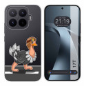 Funda Silicona Transparente para Xiaomi 17T 5G diseño Avestruz Dibujos