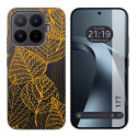 Funda Silicona Transparente para Xiaomi 17T 5G diseño Hojas Dibujos