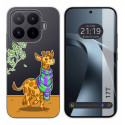 Funda Silicona Transparente para Xiaomi 17T 5G diseño Jirafa Dibujos