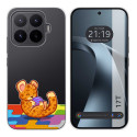 Funda Silicona Transparente para Xiaomi 17T 5G diseño Leopardo Dibujos