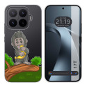 Funda Silicona Transparente para Xiaomi 17T 5G diseño Mono Dibujos