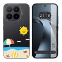 Funda Silicona Transparente para Xiaomi 17T 5G diseño Playa Dibujos