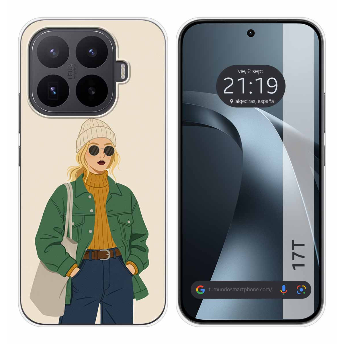 Funda Silicona para Xiaomi 17T 5G diseño Mujer 03 Dibujos