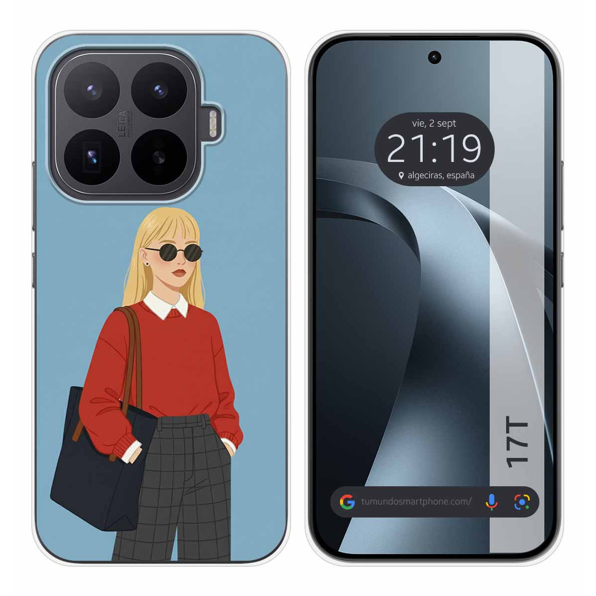 Funda Silicona para Xiaomi 17T 5G diseño Mujer 04 Dibujos