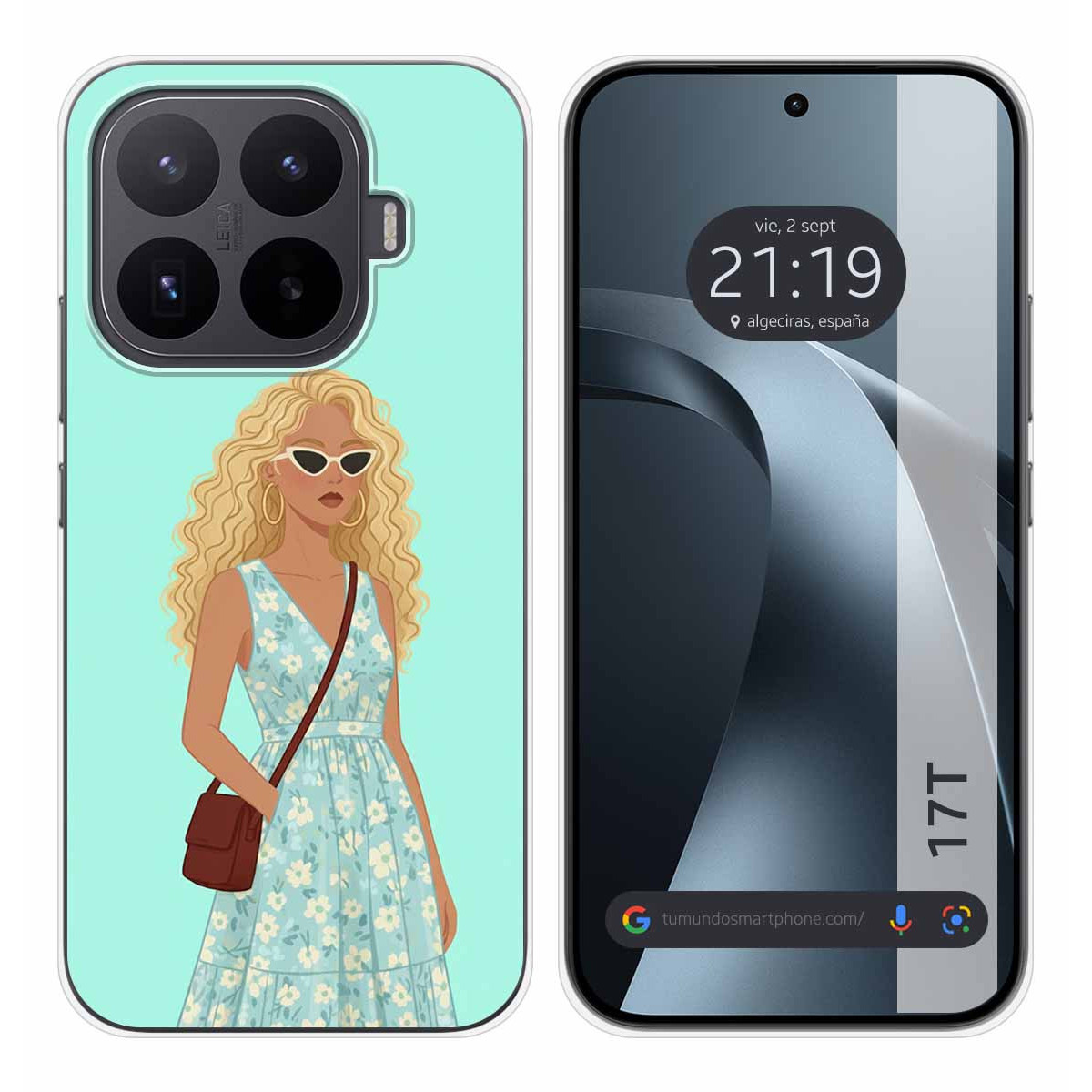 Funda Silicona para Xiaomi 17T 5G diseño Mujer 07 Dibujos