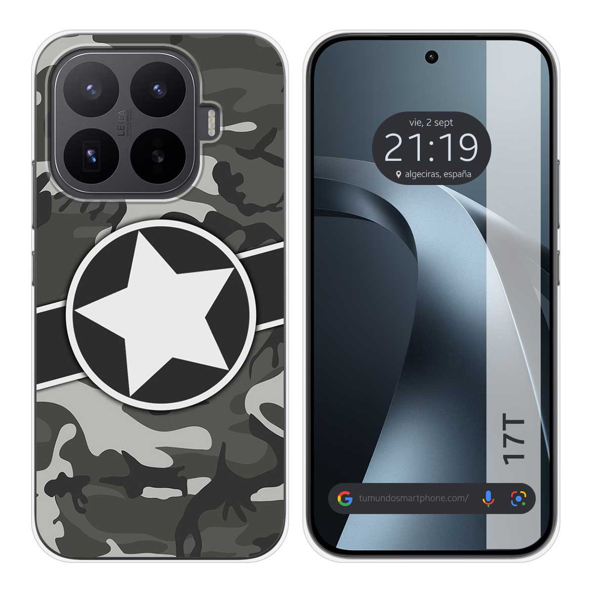 Funda Silicona para Xiaomi 17T 5G diseño Camuflaje 02 Dibujos