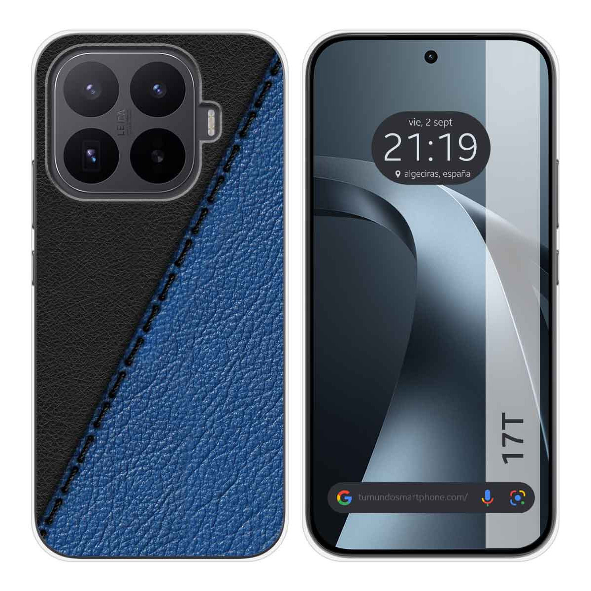 Funda Silicona para Xiaomi 17T 5G diseño Cuero 02 Dibujos