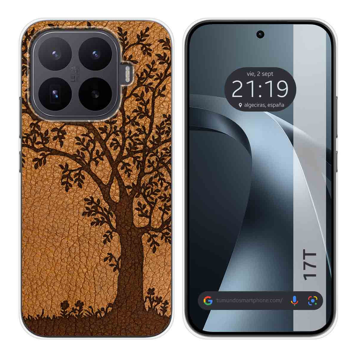 Funda Silicona para Xiaomi 17T 5G diseño Cuero 03 Dibujos