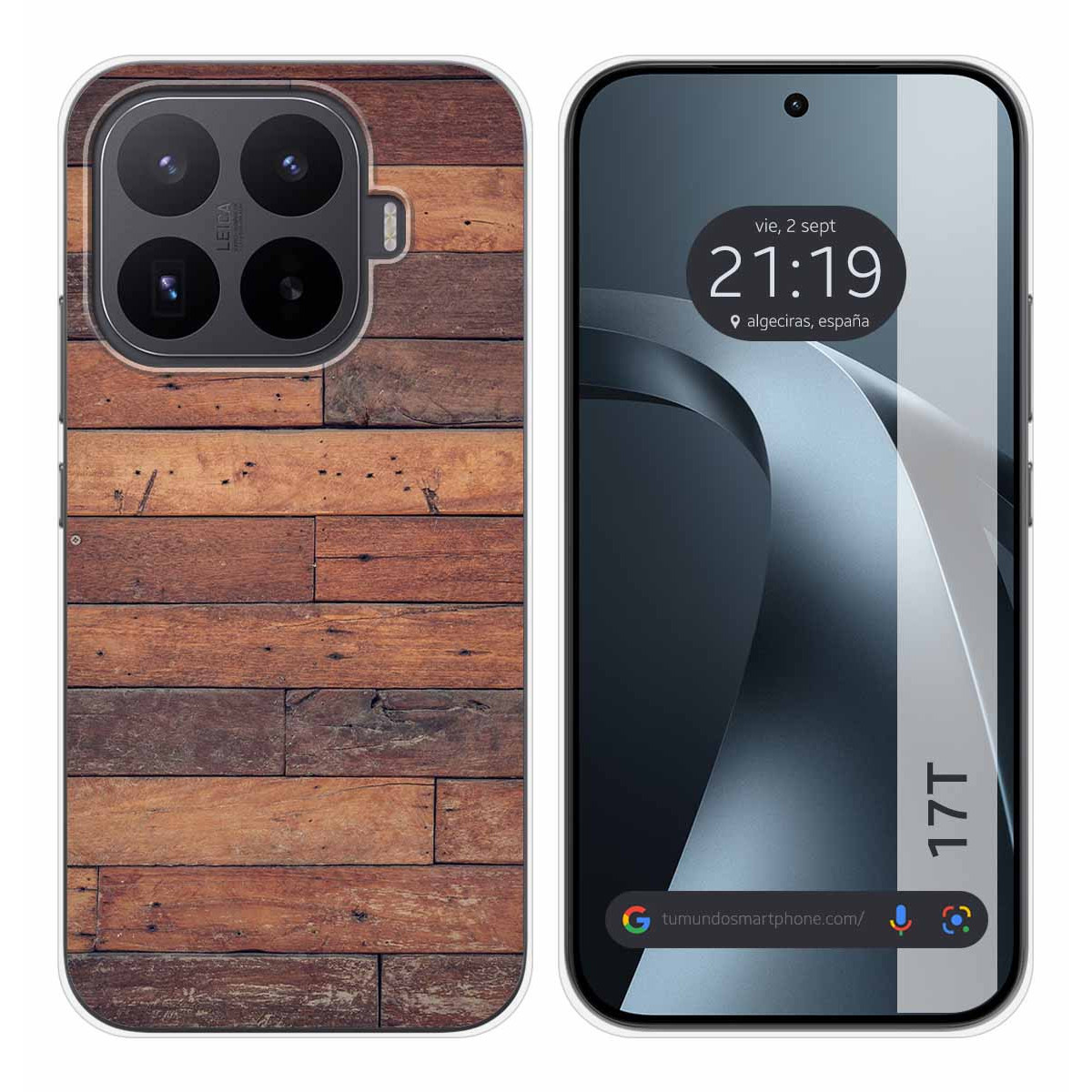 Funda Silicona para Xiaomi 17T 5G diseño Madera 03 Dibujos