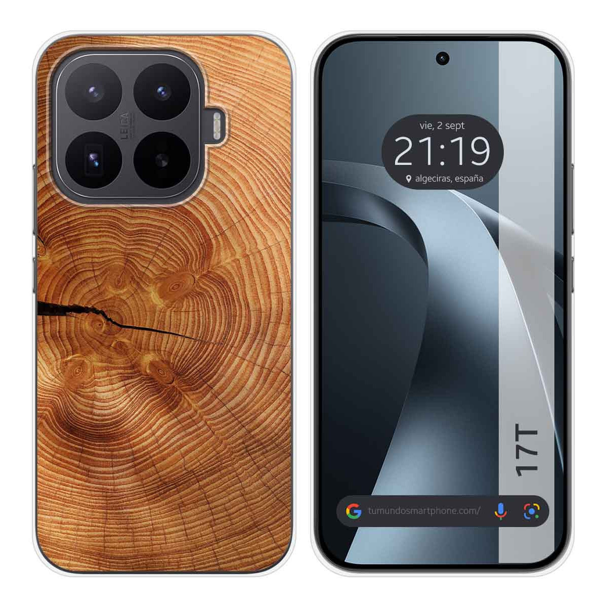 Funda Silicona para Xiaomi 17T 5G diseño Madera 04 Dibujos