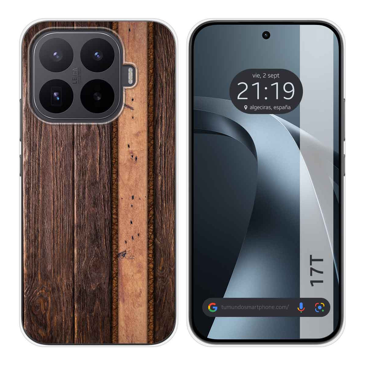 Funda Silicona para Xiaomi 17T 5G diseño Madera 05 Dibujos