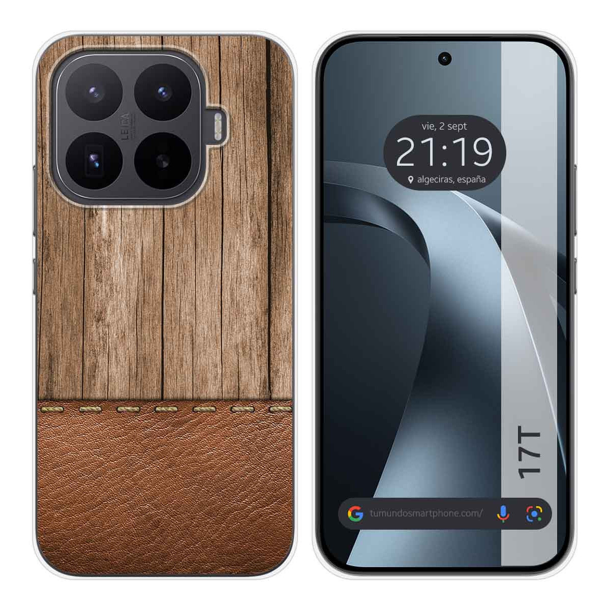 Funda Silicona para Xiaomi 17T 5G diseño Madera 09 Dibujos
