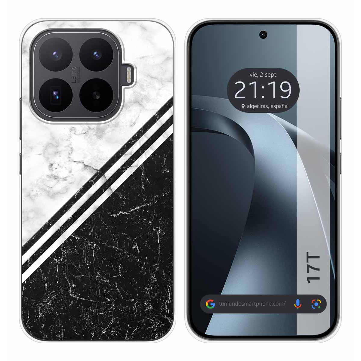 Funda Silicona para Xiaomi 17T 5G diseño Mármol 01 Dibujos