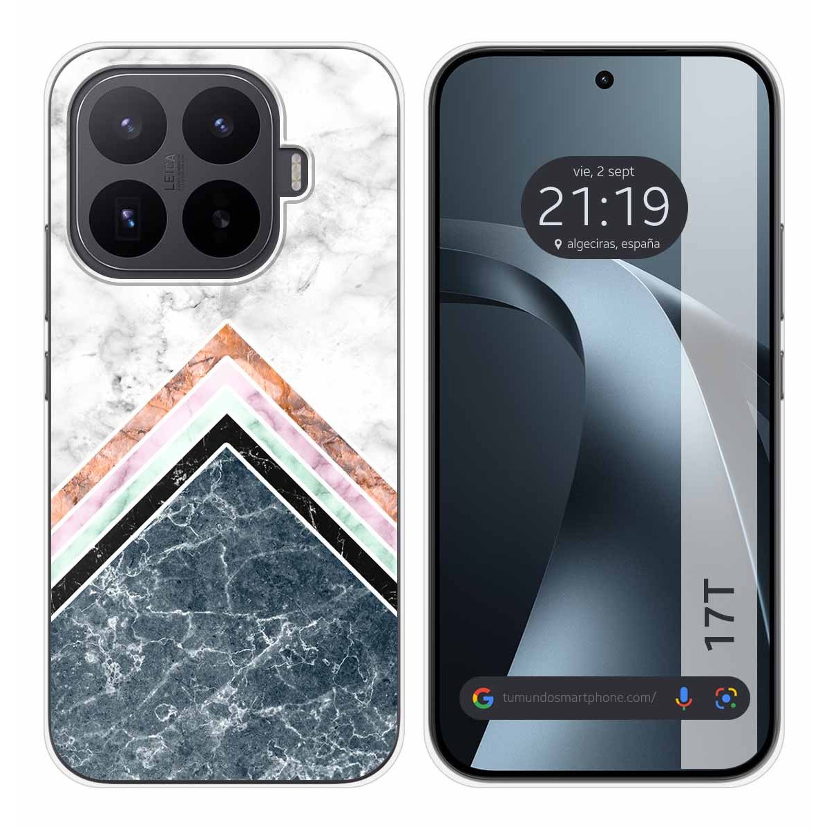 Funda Silicona para Xiaomi 17T 5G diseño Mármol 05 Dibujos