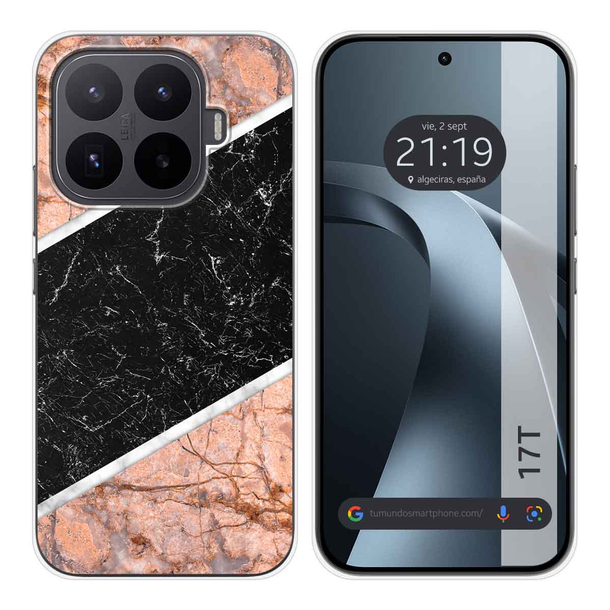 Funda Silicona para Xiaomi 17T 5G diseño Mármol 07 Dibujos
