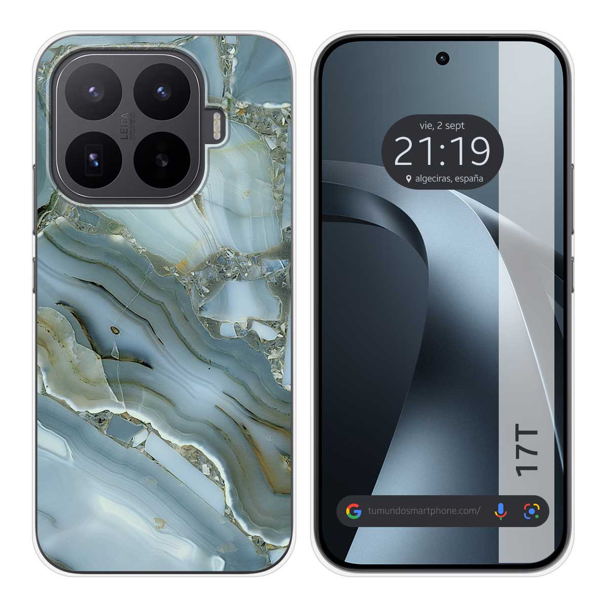 Funda Silicona para Xiaomi 17T 5G diseño Mármol 09 Dibujos