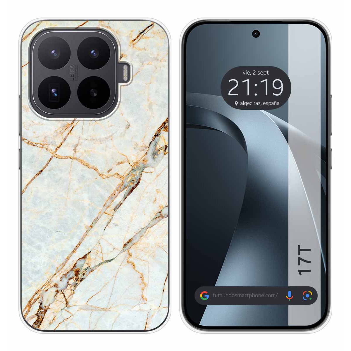 Funda Silicona para Xiaomi 17T 5G diseño Mármol 13 Dibujos