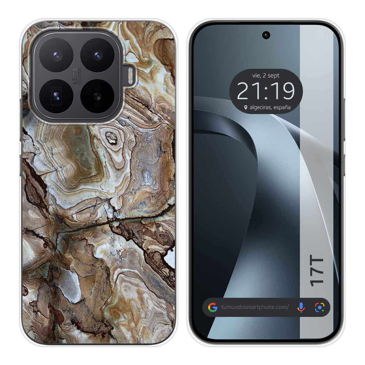 Funda Silicona para Xiaomi 17T 5G diseño Mármol 14 Dibujos