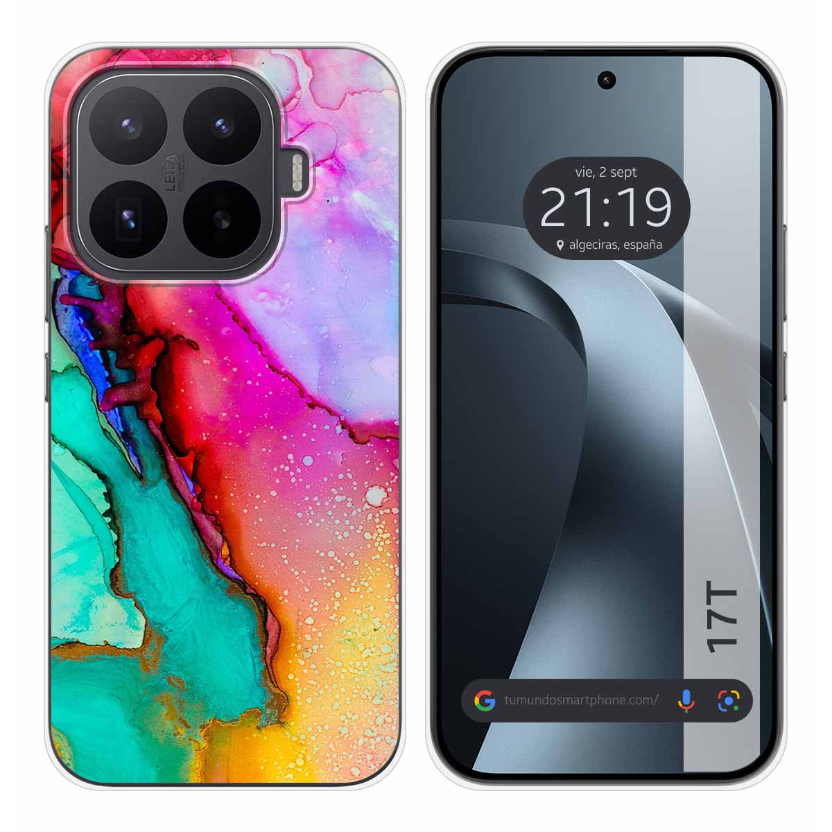 Funda Silicona para Xiaomi 17T 5G diseño Mármol 15 Dibujos