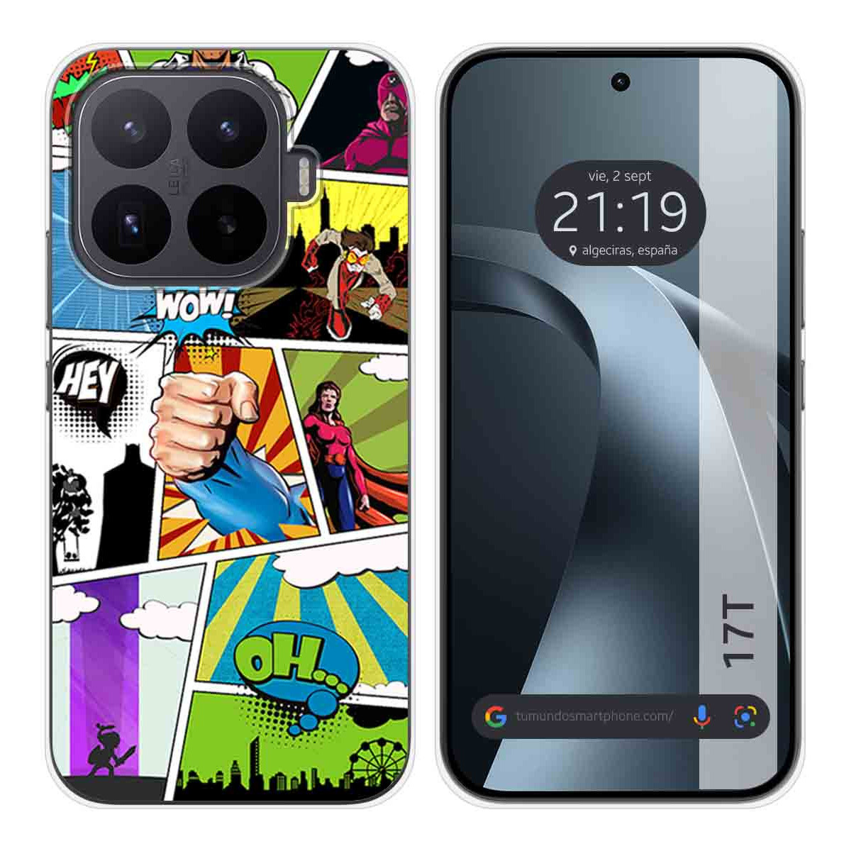 Funda Silicona para Xiaomi 17T 5G diseño Comic Dibujos