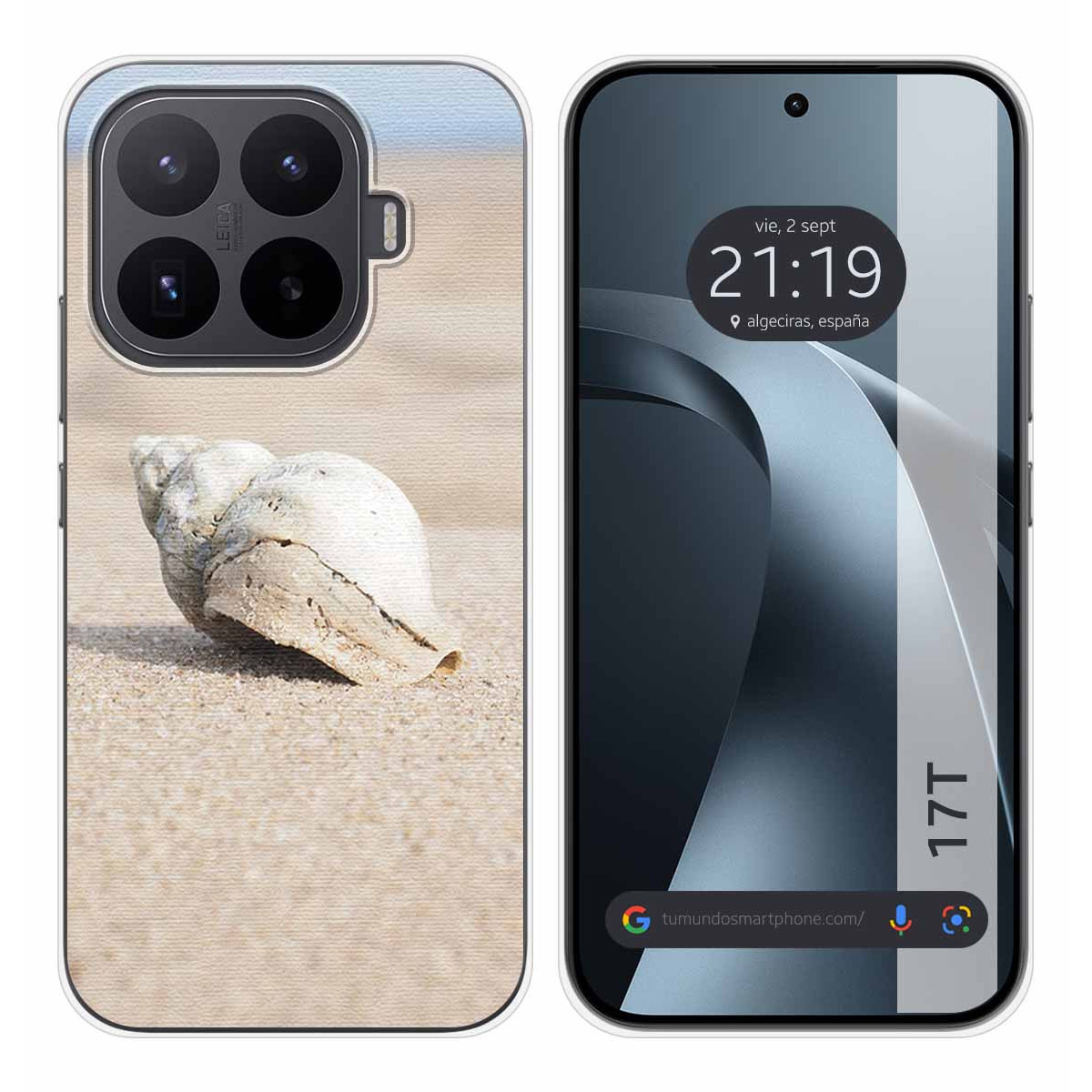 Funda Silicona para Xiaomi 17T 5G diseño Concha Dibujos